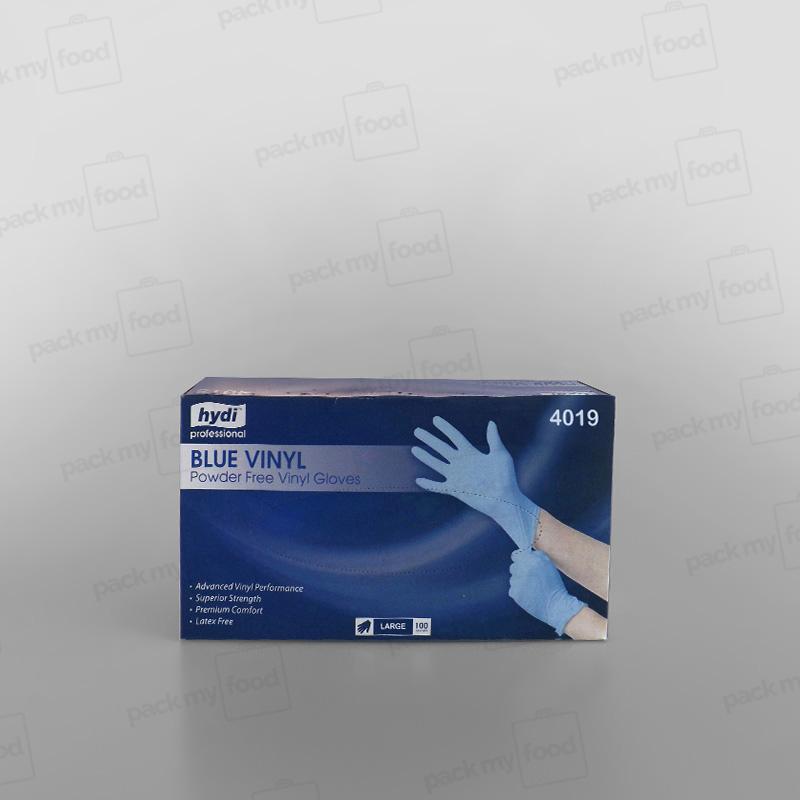 Vinyl Gloves Blue, Powder Free