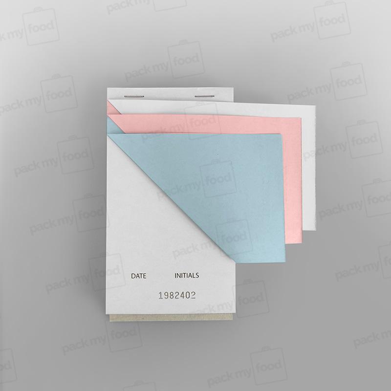Waiter Pad Triplicate - Carbonless - 92 x 165mm