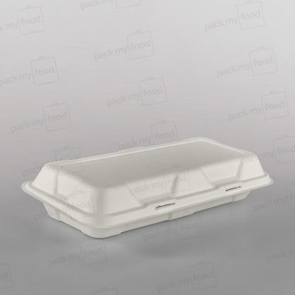 Vegware Compostable Bagasse 12x6inch Fish & Chips Box