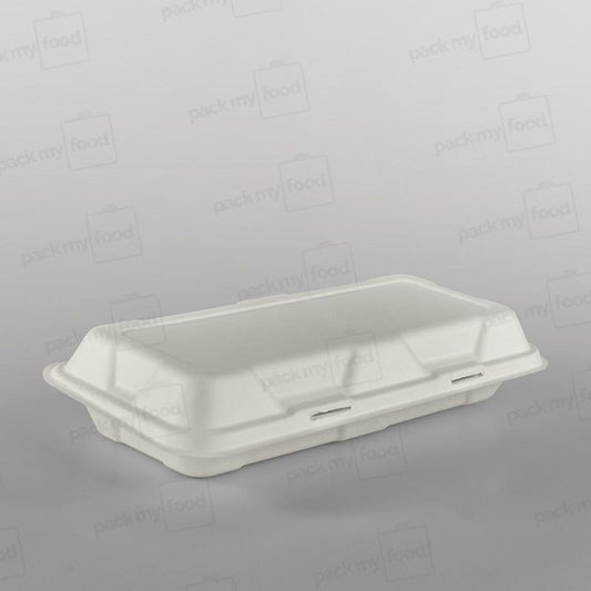 Vegware Compostable Bagasse 12x6inch Fish & Chips Box