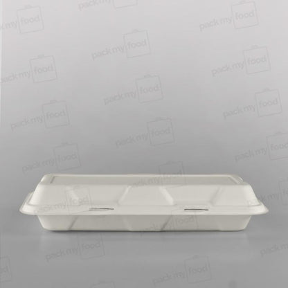 Vegware Compostable Bagasse 12x6inch Fish & Chips Box