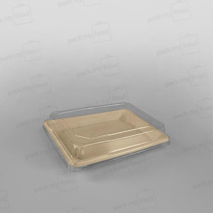 Compostable Sugarcane Sushi Tray & PET Lid