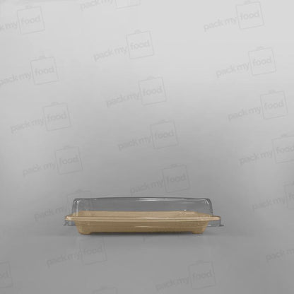 Compostable Sugarcane Sushi Tray & PET Lid