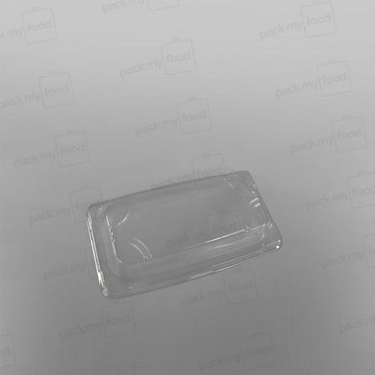 Recyclable PET Lid For Sushi Tray - Size - 162x115mm