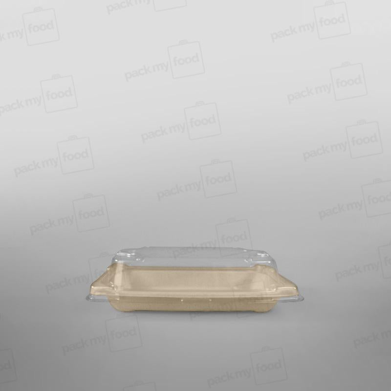 Compostable Bagasse Sushi Tray [Multiple Sizes]
