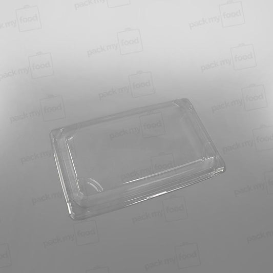 Recyclable PET Lid For Sushi Tray - Size - 238x146mm