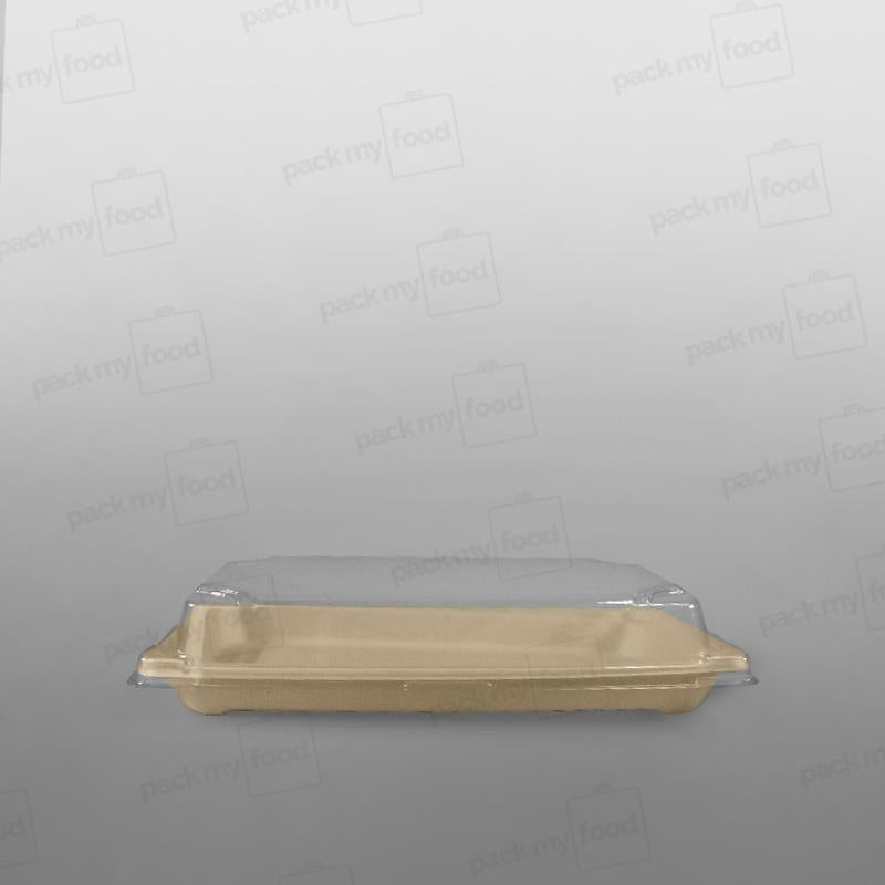 Recyclable PET Lid For Sushi Tray - Size - 238x146mm