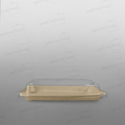 Recyclable PET Lid For Sushi Tray - Size - 238x146mm