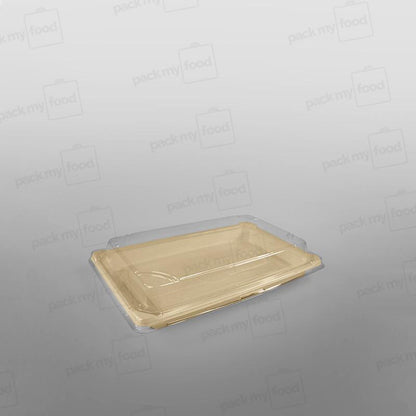 Compostable Bagasse Sushi Tray [Multiple Sizes]
