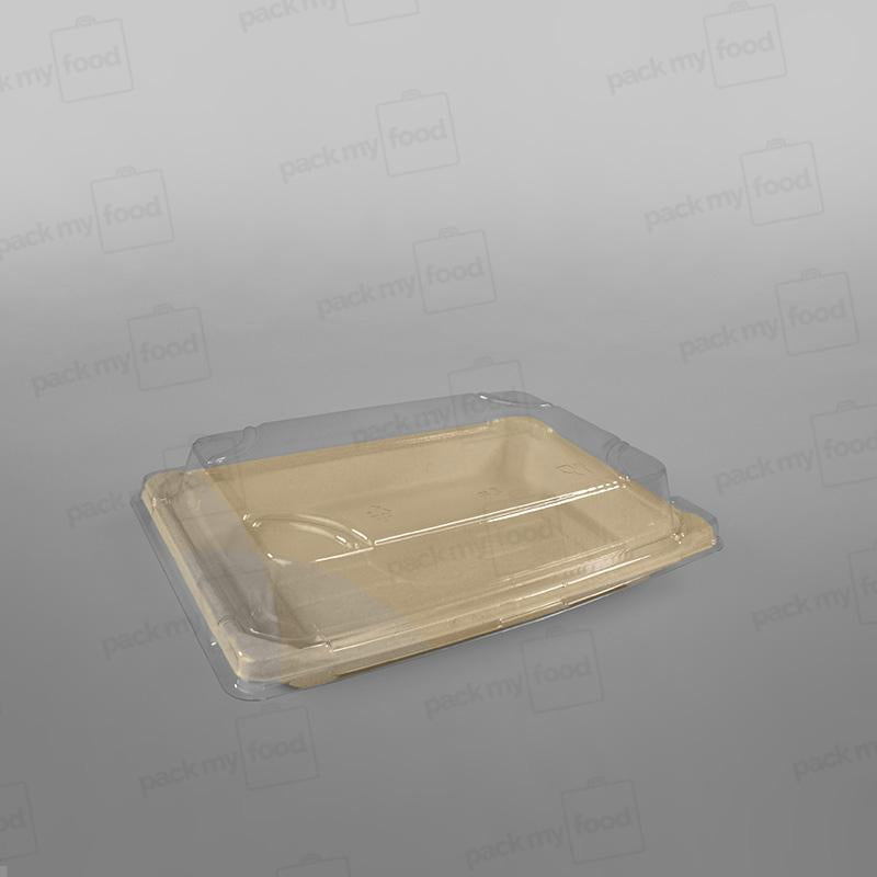 Compostable Bagasse Sushi Tray [Multiple Sizes]