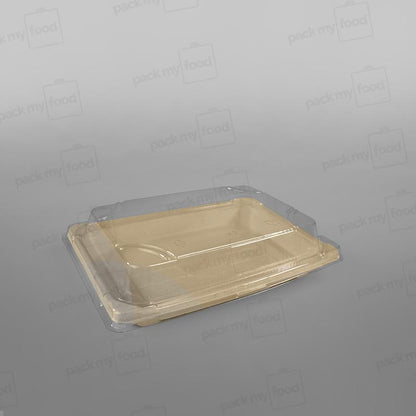 Compostable Bagasse Sushi Tray [Multiple Sizes]