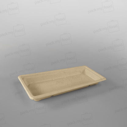 Compostable BioCane Sushi Tray - 221x91x24mm