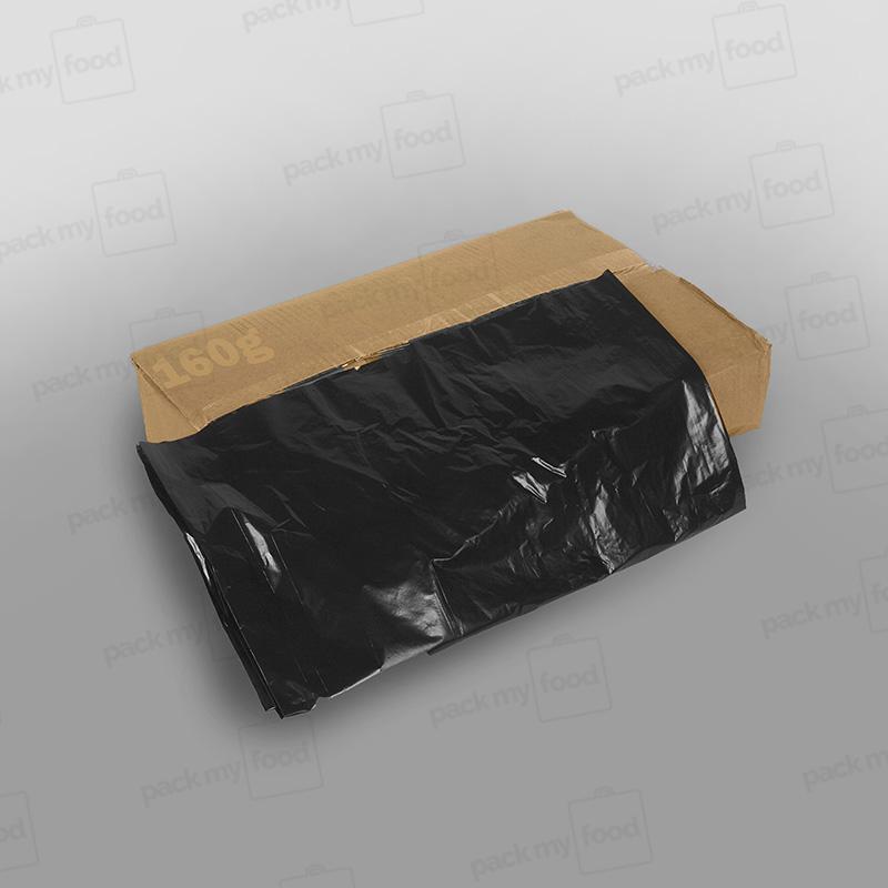 Black Refuse Bag - 18 x 29 x 38 inch - 160G