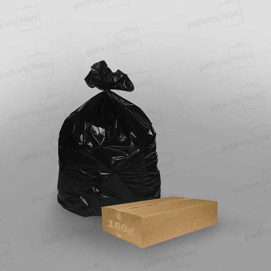 Black Refuse Bag - 20 x 34 x 39 inch - 160G