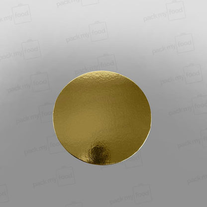 Cake Card Gold, Double Thick