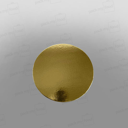 Cake Card Gold, Double Thick
