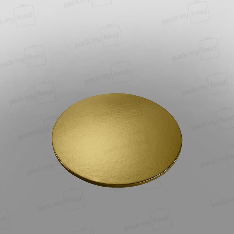 Cake Card Gold, Double Thick