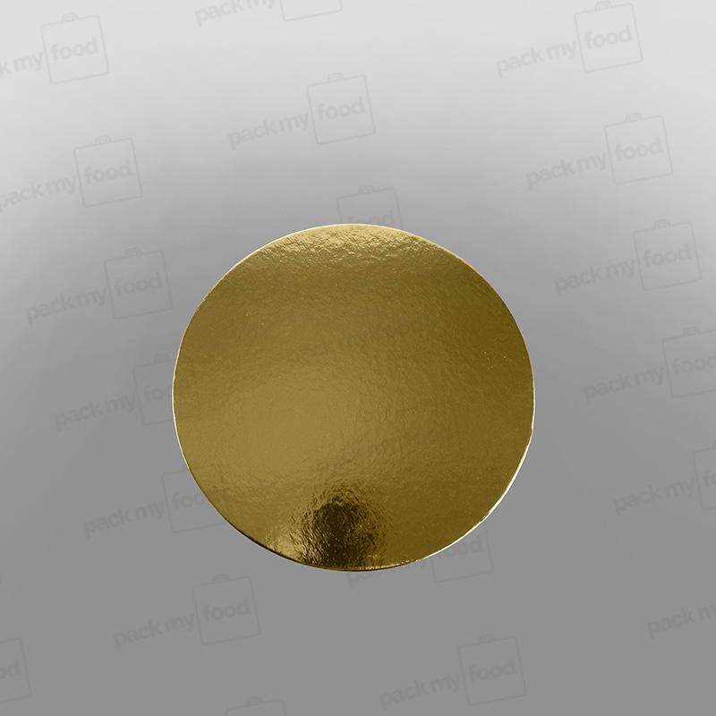 Cake Card Gold, Double Thick
