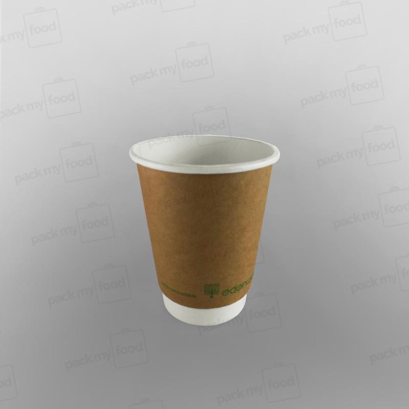 Compostable Coffee Cup Double Wall Kraft