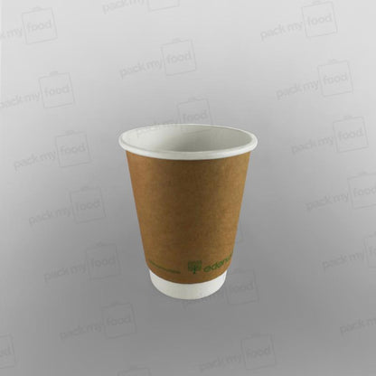 Compostable Coffee Cup Double Wall Kraft