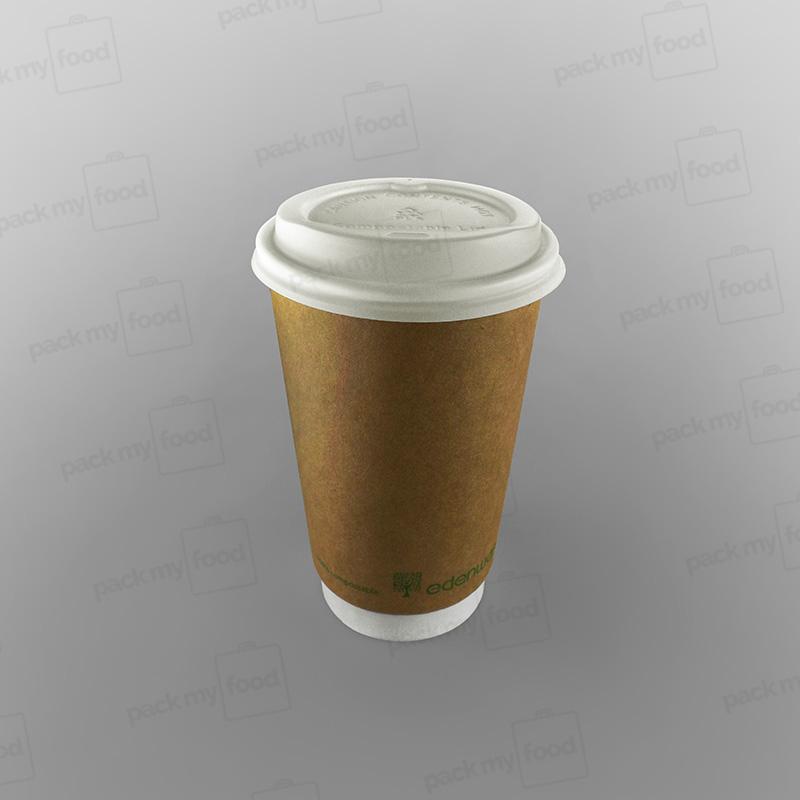 Compostable Coffee Cup Double Wall Kraft