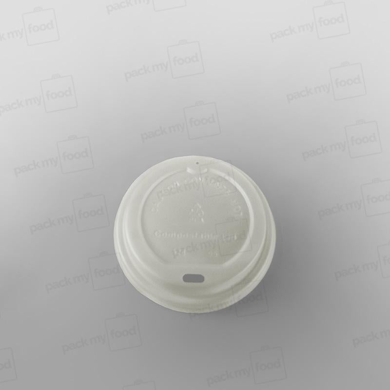 Compostable CPLA Sip Through Lid