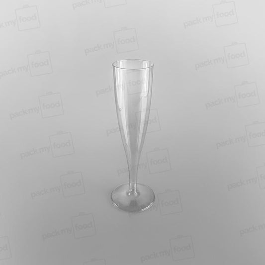 Clear Disposable Champagne Tulips [100ml to line]