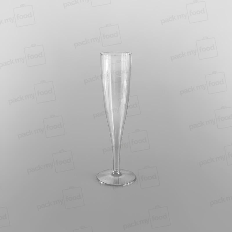 Clear Disposable Champagne Tulips [100ml to line]