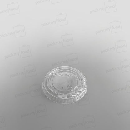 Solo Plastic Sauce Pot Lid Clear