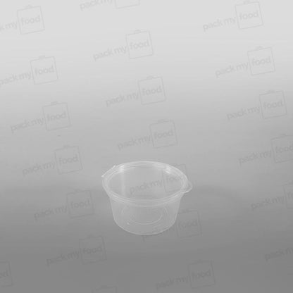 Hinged Plastic Container Round - 1oz