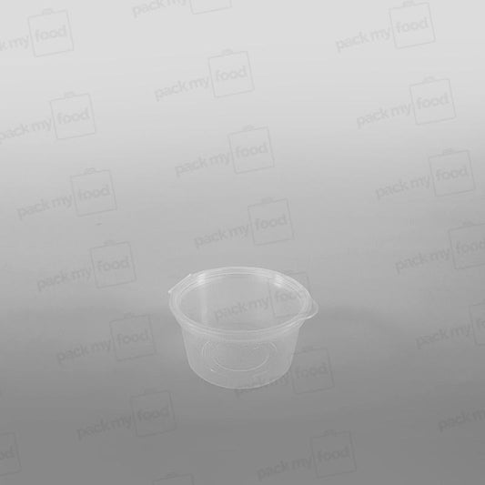 Hinged Plastic Container Round - 1oz