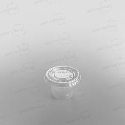 Solo Plastic Sauce Container Round