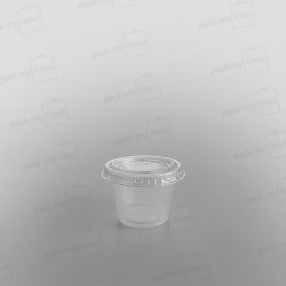 Solo Plastic Sauce Container Round