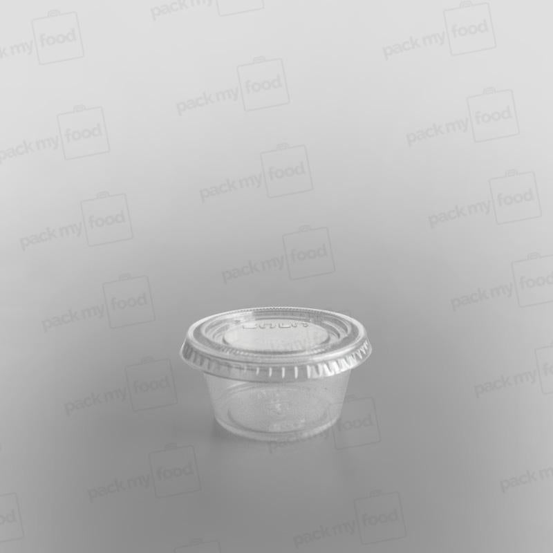 Solo Plastic Sauce Container Round