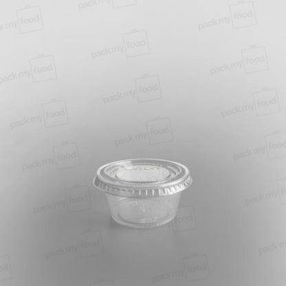 Solo Plastic Sauce Container Round