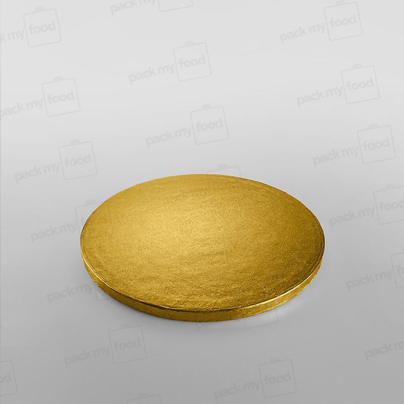 Cake Drums Round, Gold