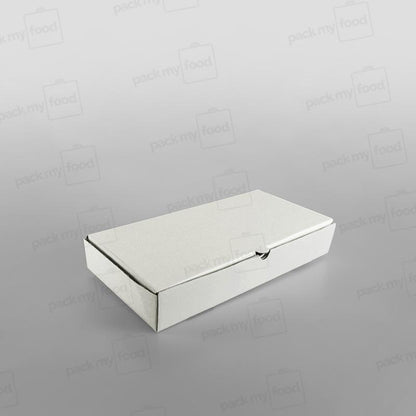 White Corrugated Fish & Chips Boxes