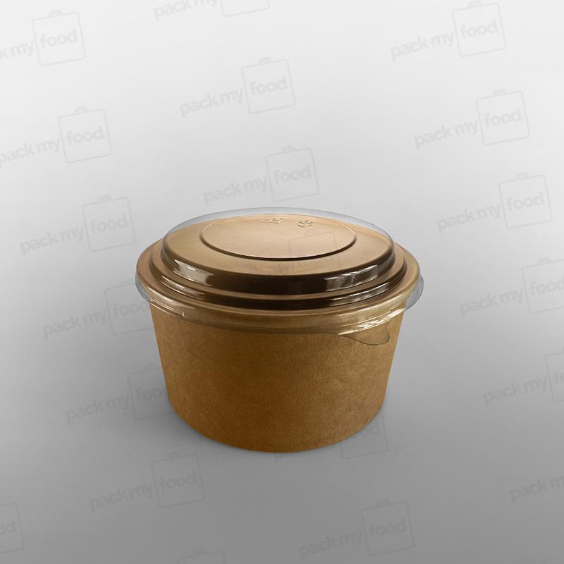 Hippo Paper Food Bowl - Kraft