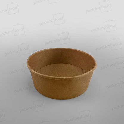 Polymer Paper Food Bowl - Kraft