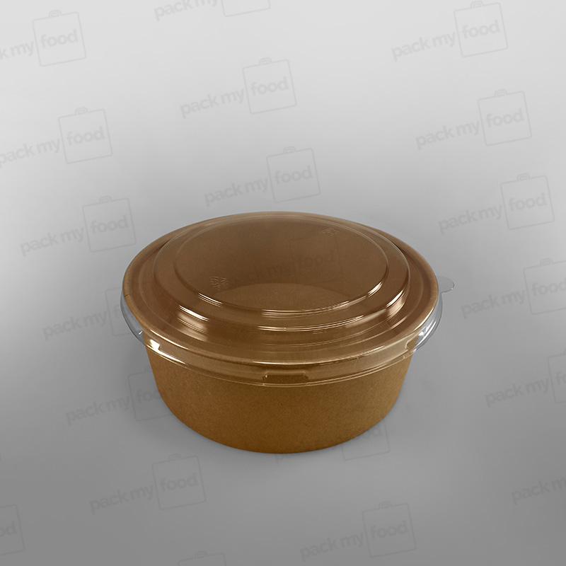 Hippo Paper Food Bowl - Kraft