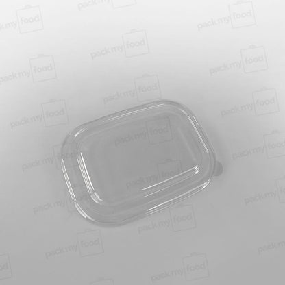 PET Lid For Go-Pak Kraft Rectangular Food Bowl - 500/750/1000cc