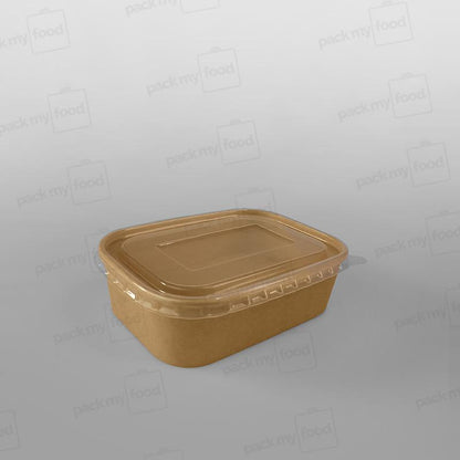 Go-Pak PP Rectangular Lid - 500/750/1000ml