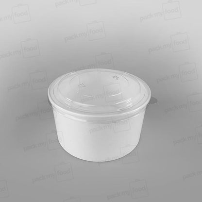 Paper Food Bowl - White
