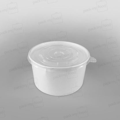 Paper Food Bowl - White