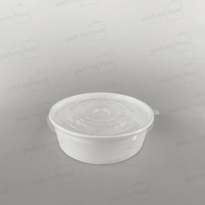 Paper Food Bowl - White