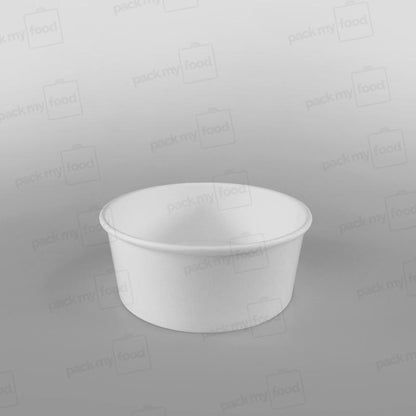 Paper Food Bowl - White