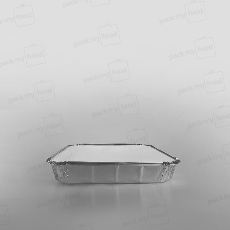 Hippo Foil Container [9x9x1.5inch]