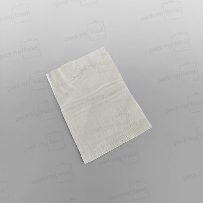 Paper Film Fronted Bag - White