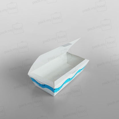 Printed Fish & Chips Box Closed