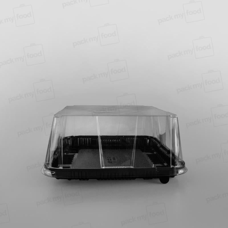 GPI Actipack Premium Black Square Cake Base - 7.5 inch